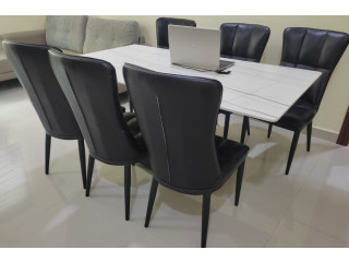 Urgent Sale Dining Table with 6 chairs - Expat leaving Bahrain