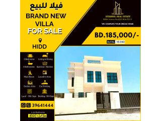 Brand New Luxury Villa for Sale in Hidd Behind Lulu Hypermarket BD.185,000/-